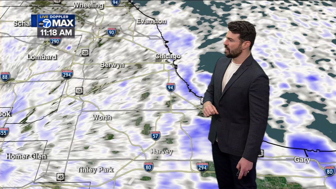 ABC7 AccuWeather Forecast Chicago: Winter Weather Advisory for Monday, March 16, 2026