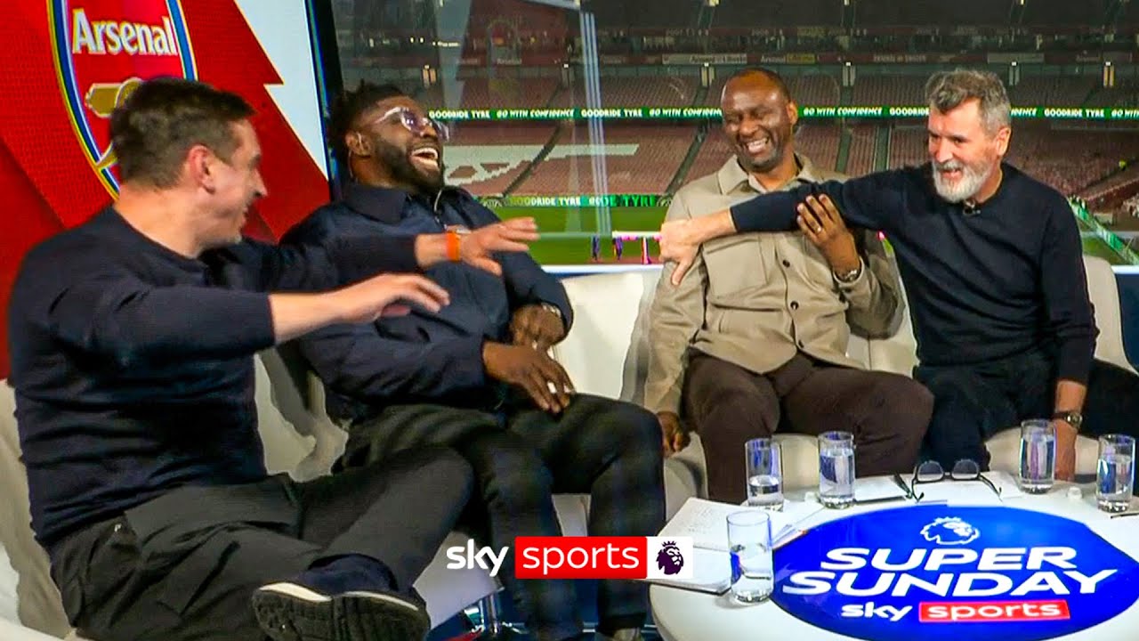 “Arsenal can’t panic” | Keane, Vieira, Neville & Richards discuss Arsenal after defeat to Man Utd