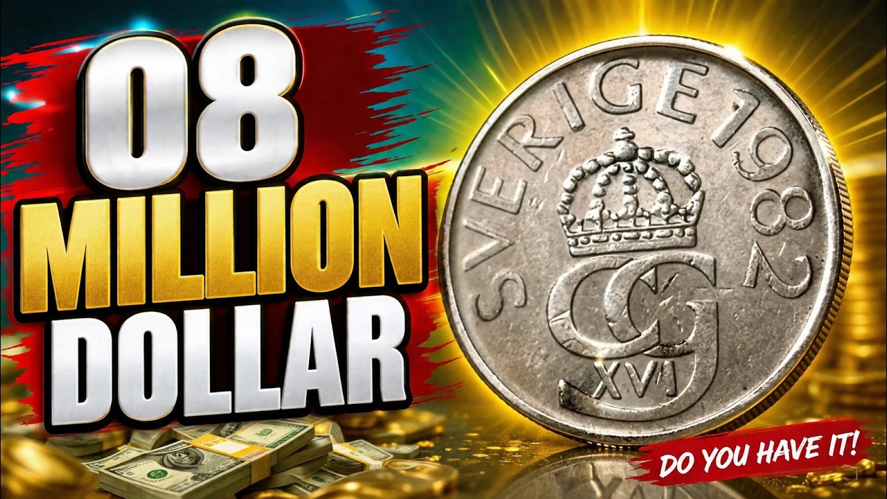 1982 Sweden 5 Kronor Coin Worth $08 Million? Do You Have It? Rare Coin Value Guide