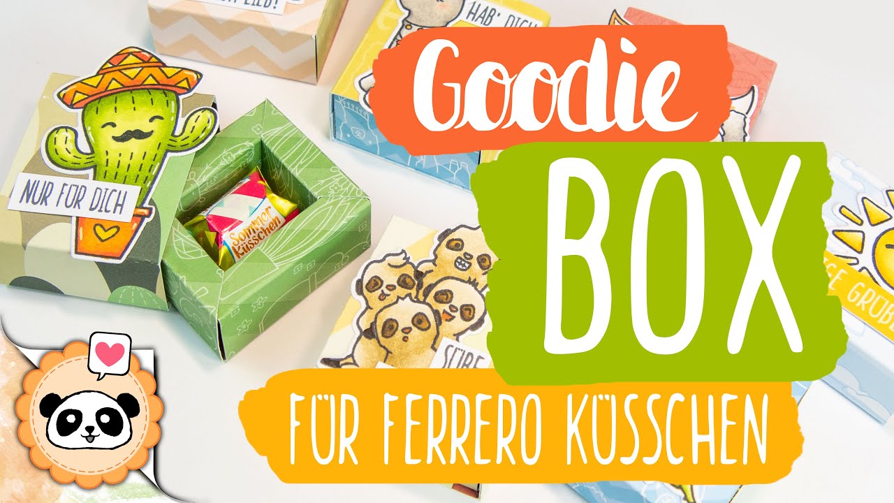 Goodie Shadow Box für Ferrero Küsschen | Anleitung + kostenlose PDF Vorlage | Sammyfim | DEUTSCH