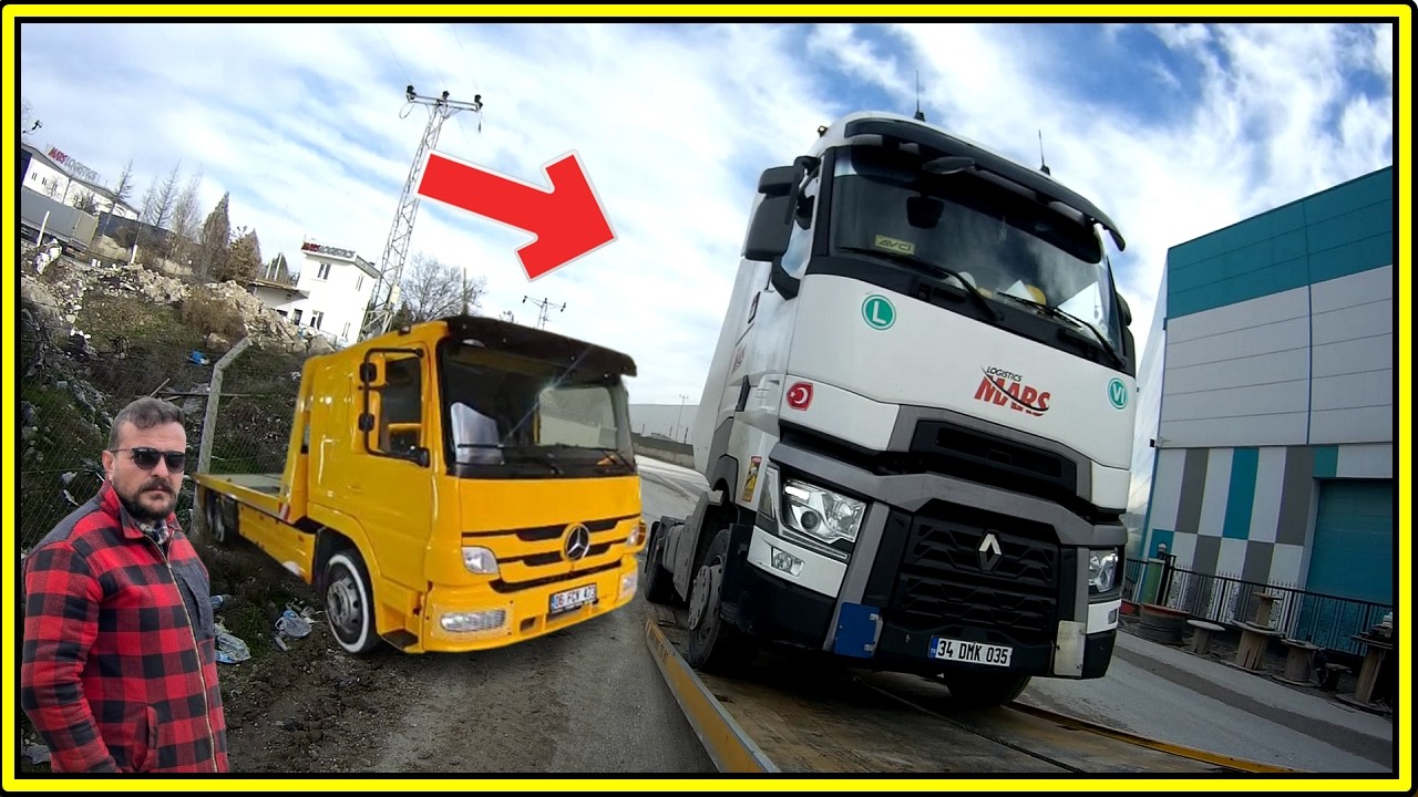 İstanbul'a Tır Kellesi Götürdük RENAULT Neler Yaşadık