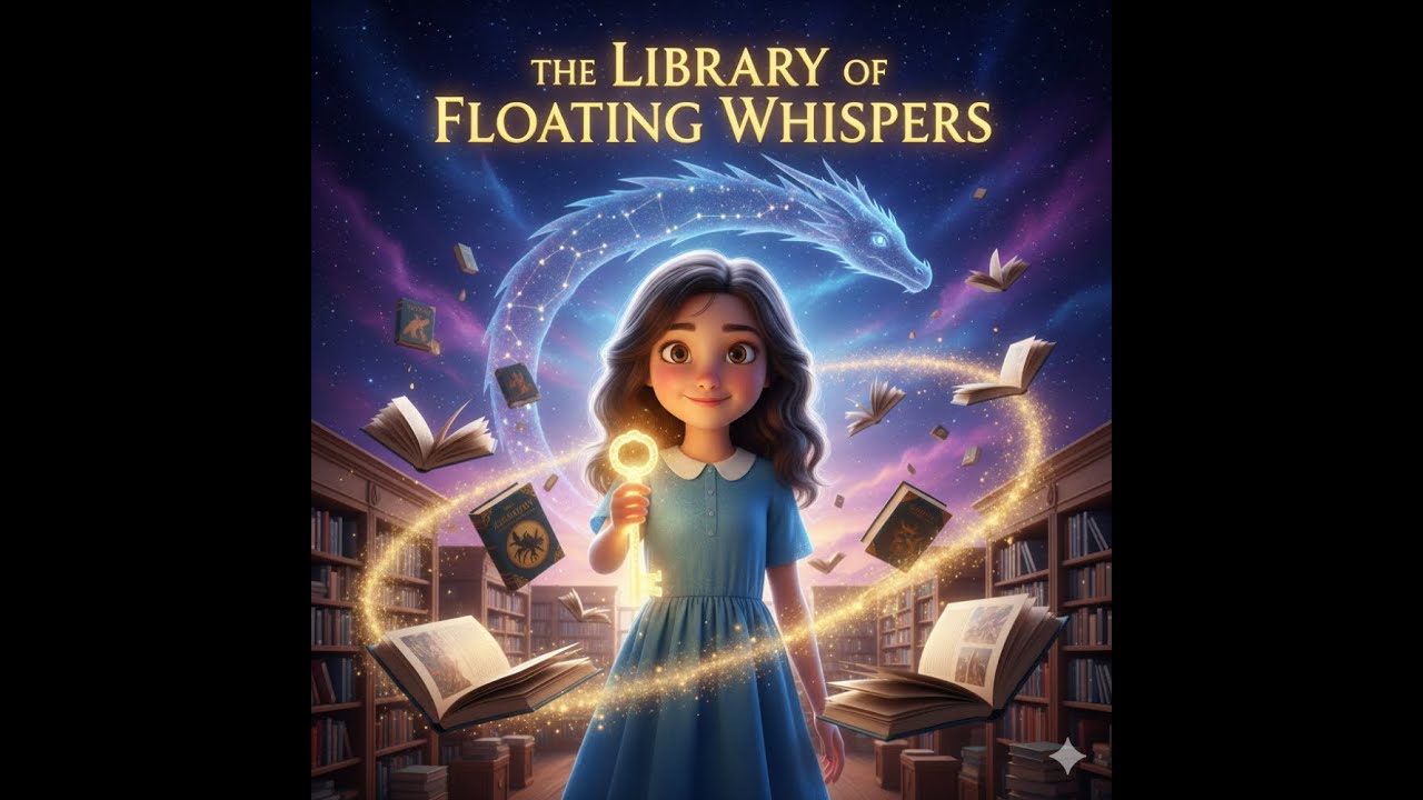 📚✨ The Library of Floating Whispers | A Magical Story for Kids!
