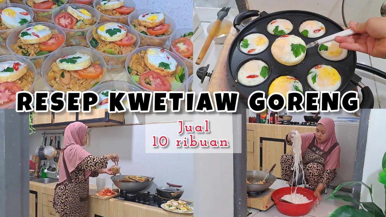 orderan//RESEP KWETIAW GORENG KERING TIDAK BERMINYAK/jual 10 ribuan #kwetiaw#kwetiawgoreng#idejualan