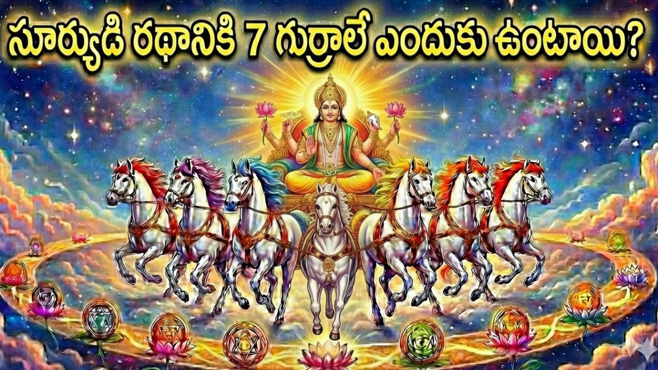 సూర్యుడి రథానికి 7 గుర్రాలే ఎందుకు ఉంటాయి? |A Story of Ratha Saptami| #RathaSaptami #SuryaBhagavan
