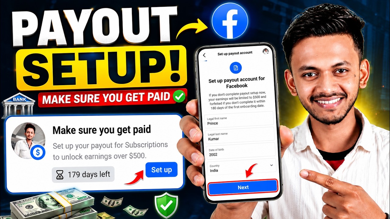 Facebook Payout Account Setup 2026 | Make Sure You Get Paid | Facebook Monetization