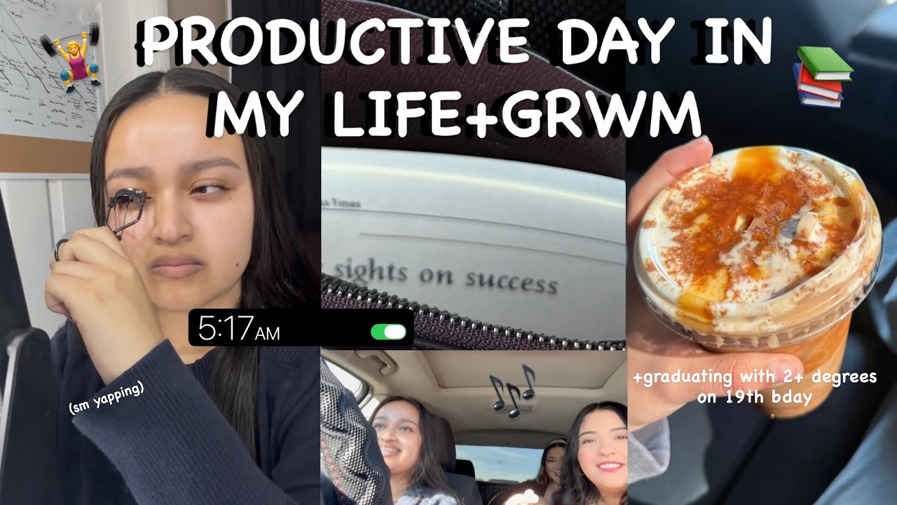 PRODUCTIVE DAY IN THE LIFE AS A COLLEGE STUDENT| how I manage classes, trips, surprises, +more!