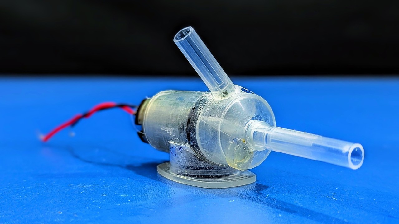 How to Make a Powerful Water mini Pump | Easy Science Project00