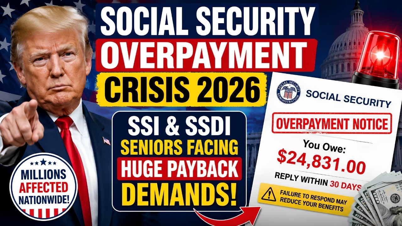 Social Security Overpayment Crisis 2026: SSI & SSDI Seniors Facing Huge Payback Demands