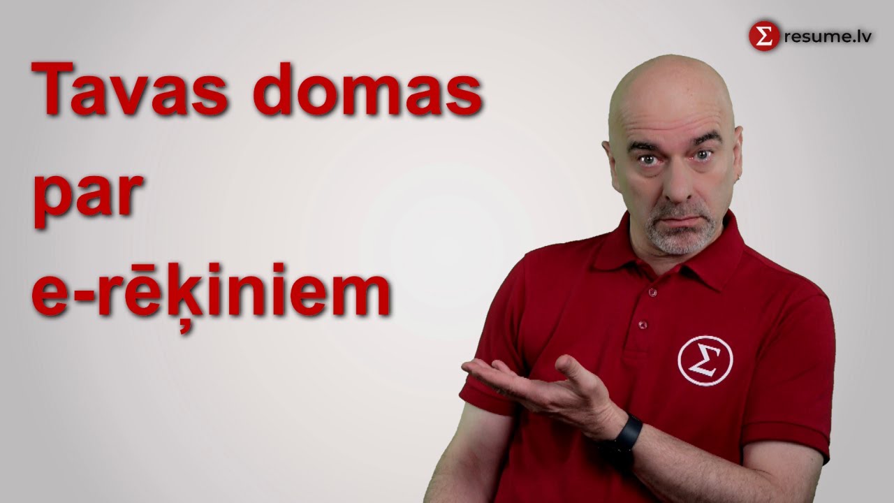 Tavas domas par e-rēķiniem