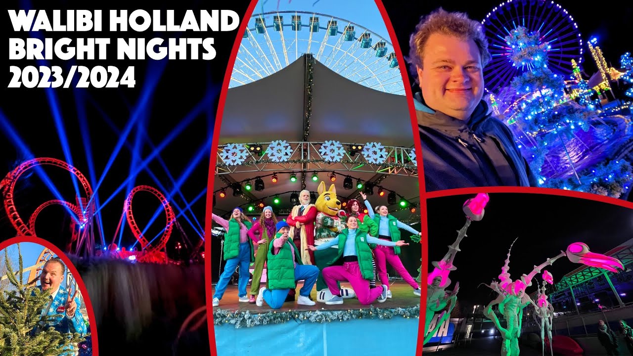 Walibi Holland Bright Nights 2023 / 2024 - Bijzonder entertainment & attractie's met lampjes!