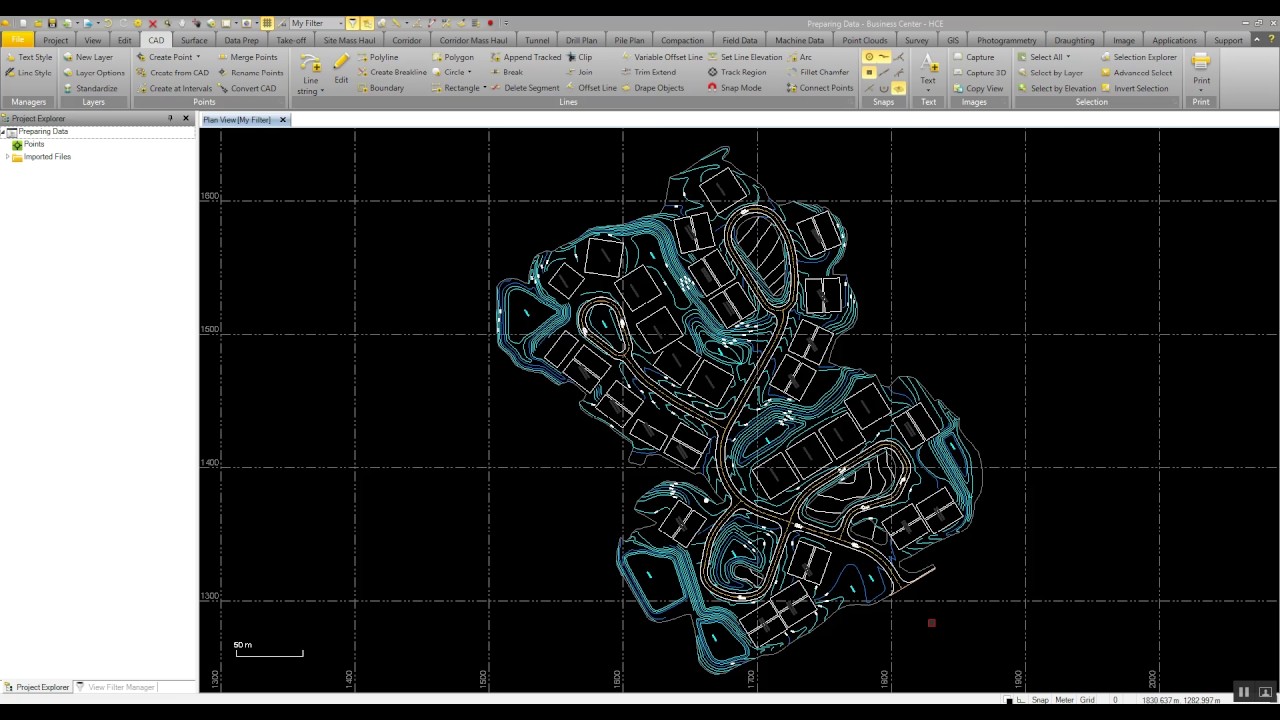 Trimble Business Center - HCE: Improved CAD Tools