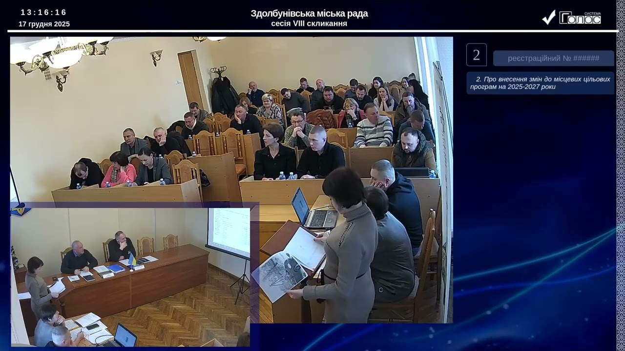 17.12.2025 Засідання бюджетної депутатської комісії Здолбунівської міської ради VIII