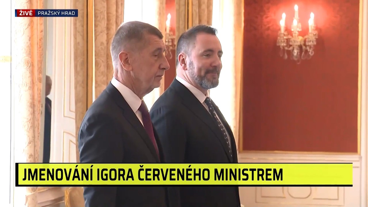 Pavel jmenoval Červeného ministrem. Po dvou měsících je vláda kompletní