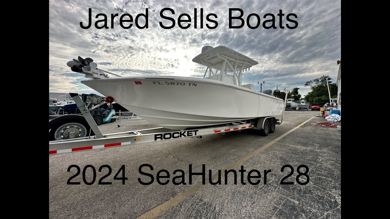 New Arrival Walkthrough! 2024 SeaHunter 28 Floridian go-anywhere, do-anything model!