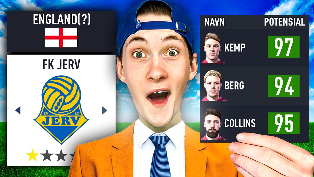Jeg FIKSET FK Jerv, Med KUN Akademispillere...