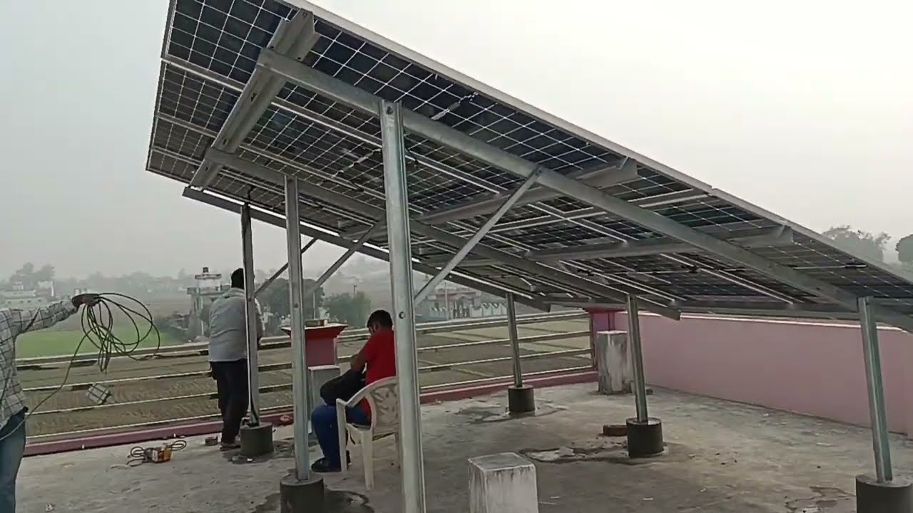 part2, 4kw solar rooftop installation site Jhankat#adanisolar#greenenergy
