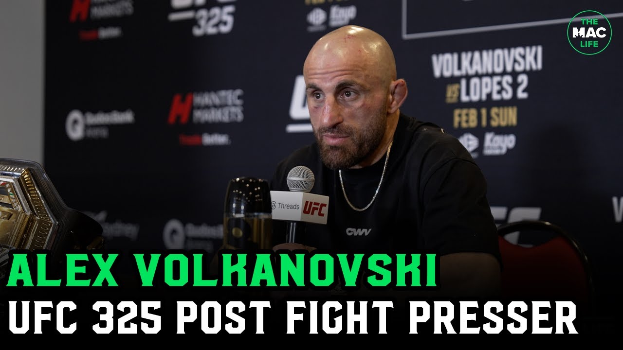 Alex Volkanovski | UFC 325 Post Fight Press Conference