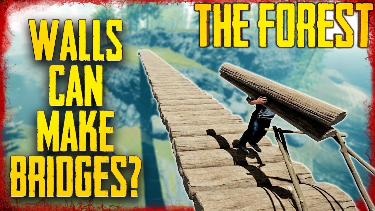 HOW TO MAKE A BRIDGE WITH WALLS | The Forest