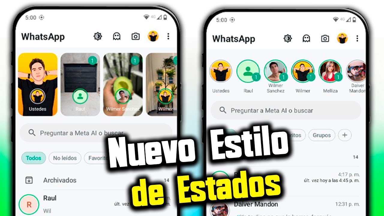 WhatsApp Plus Nuevos Estilo para los ESTADOS | Nuevos Temas
