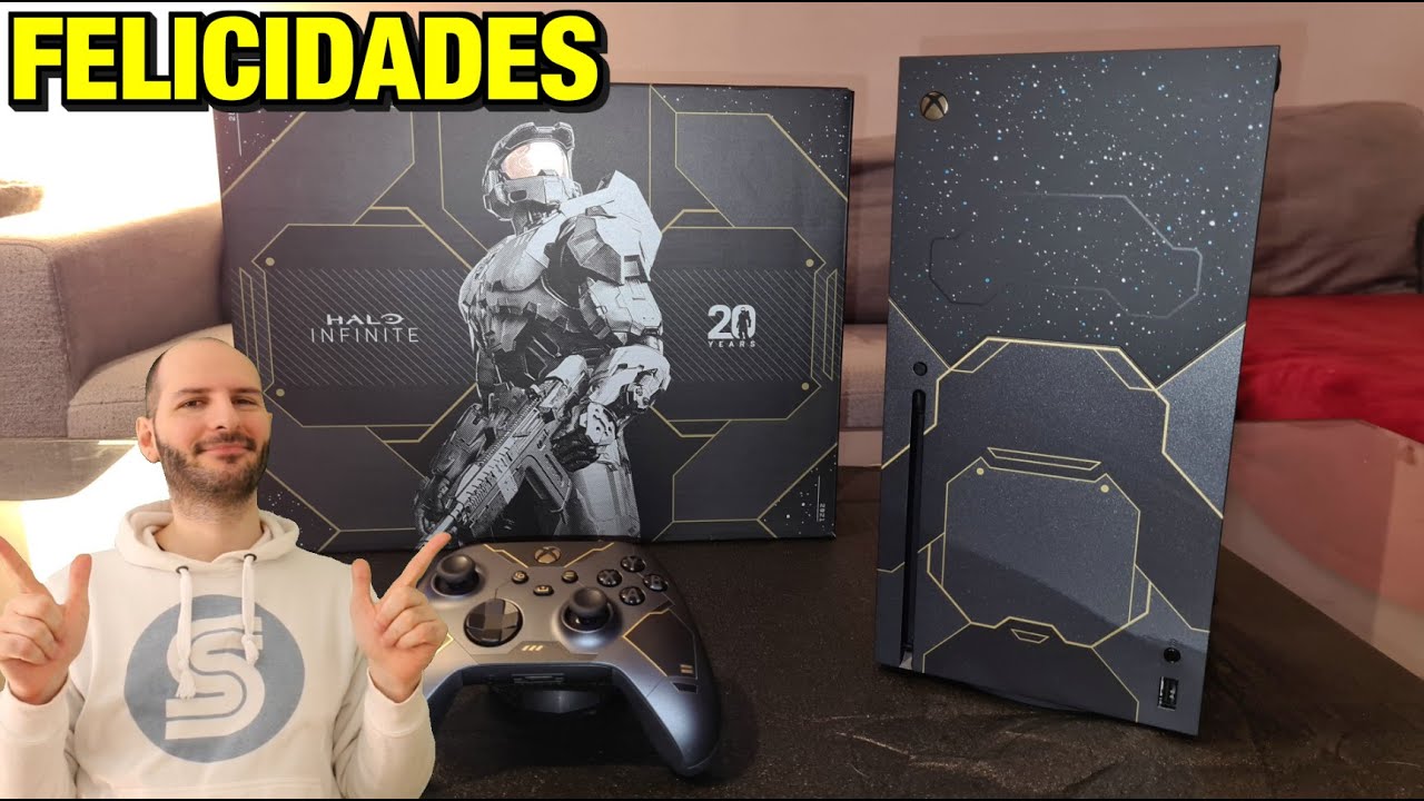 &iexcl;LA EDICI&Oacute;N ESPECIAL HALO INFINITE DE XBOX SERIES X ES AMOR! - FELIZ 20 ANIVERSARIO - Sasel - ASMR