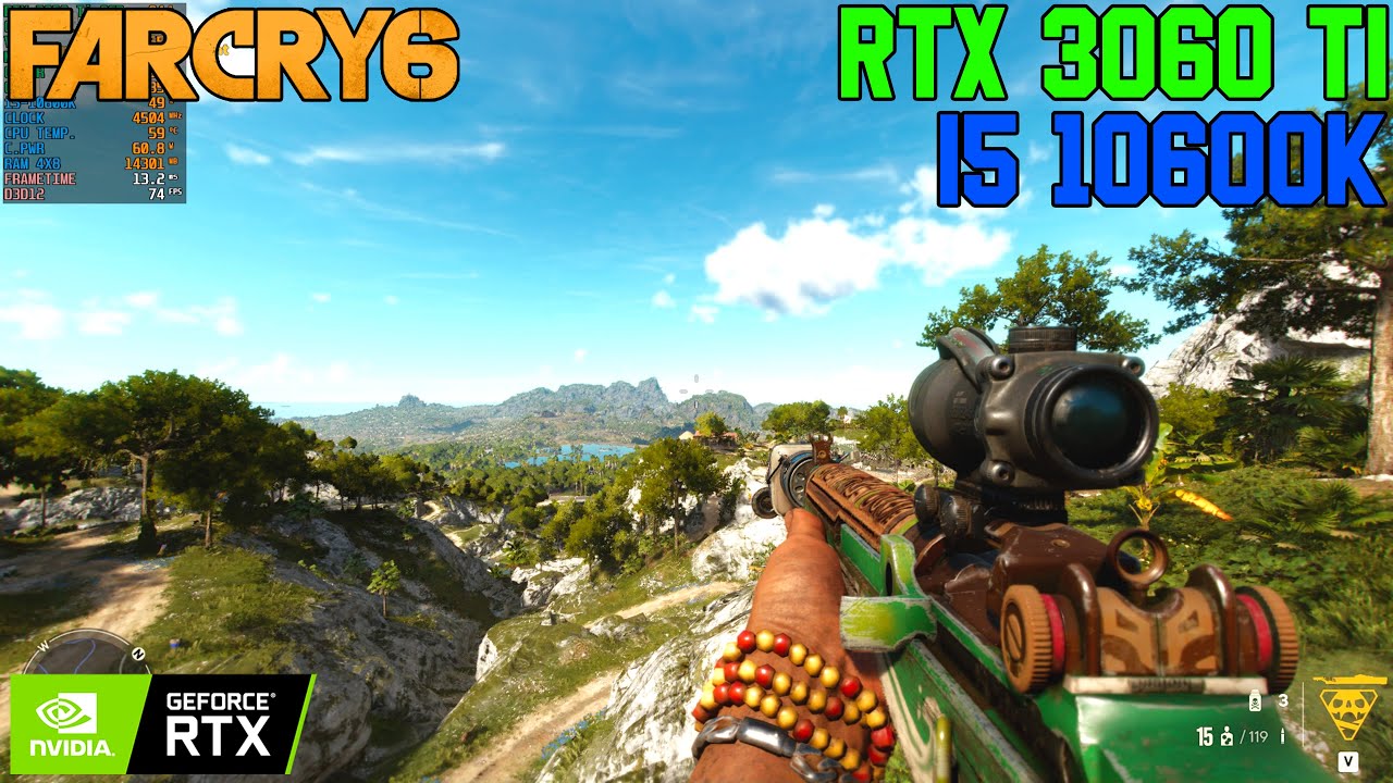 Far Cry 6 | RTX 3060 Ti 8GB ( ULTRA Settings / RTX ON )