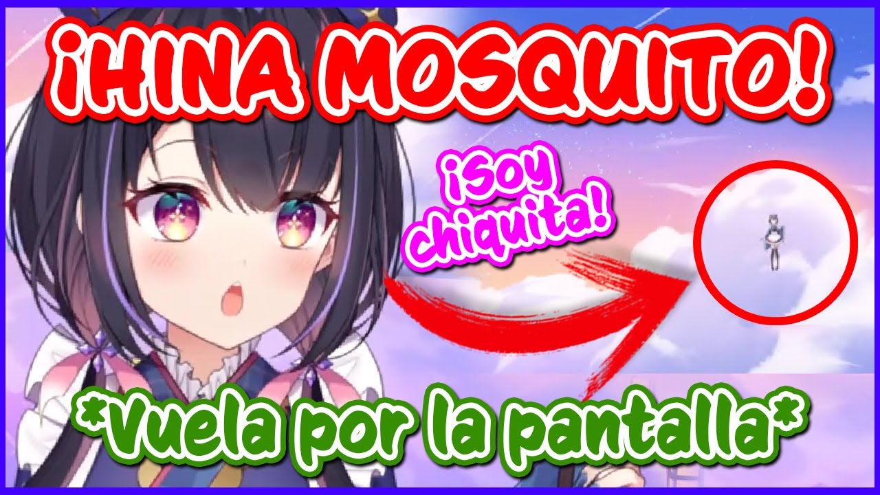 Hina se convierte en mosquito y vuela por toda la pantalla【Hina Misora】