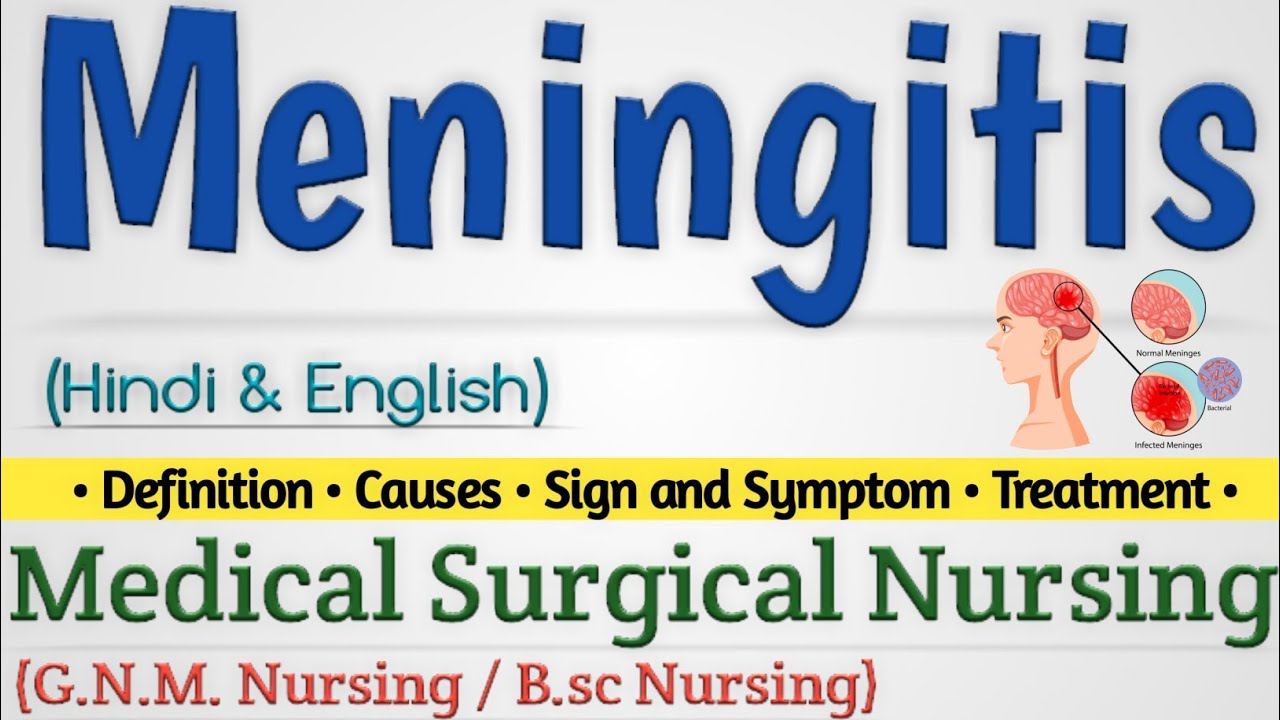 Meningitis In Hindi // Meningitis Lecture In Hindi // Medical Surgical Nursing