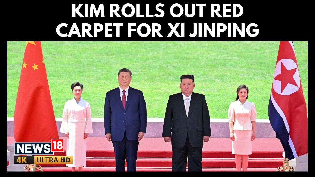 Historic Summit | Kim Jong Un Hosts Grand Welcome for Xi Jinping in North Korea | N18G | 4K