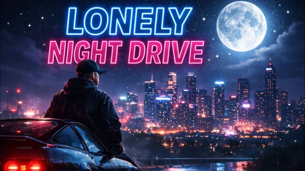Lonely Night Drive 🌙 Chill Rap for Empty Roads | Midnight City Vibes