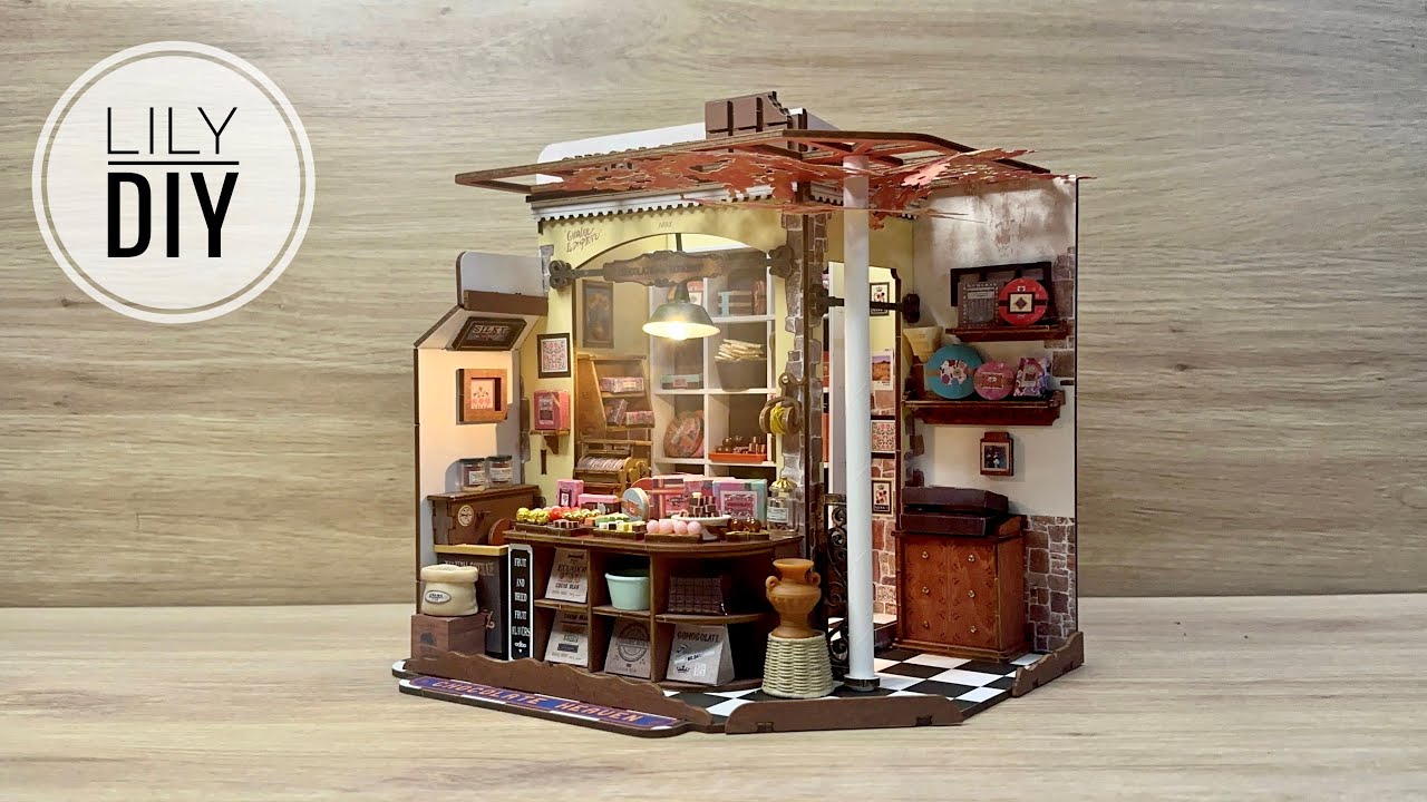 Henry's Chocolate-How to set up a Chocolate Shop?DIY Miniature Rolife Dollhouse Kit Satisfying Video