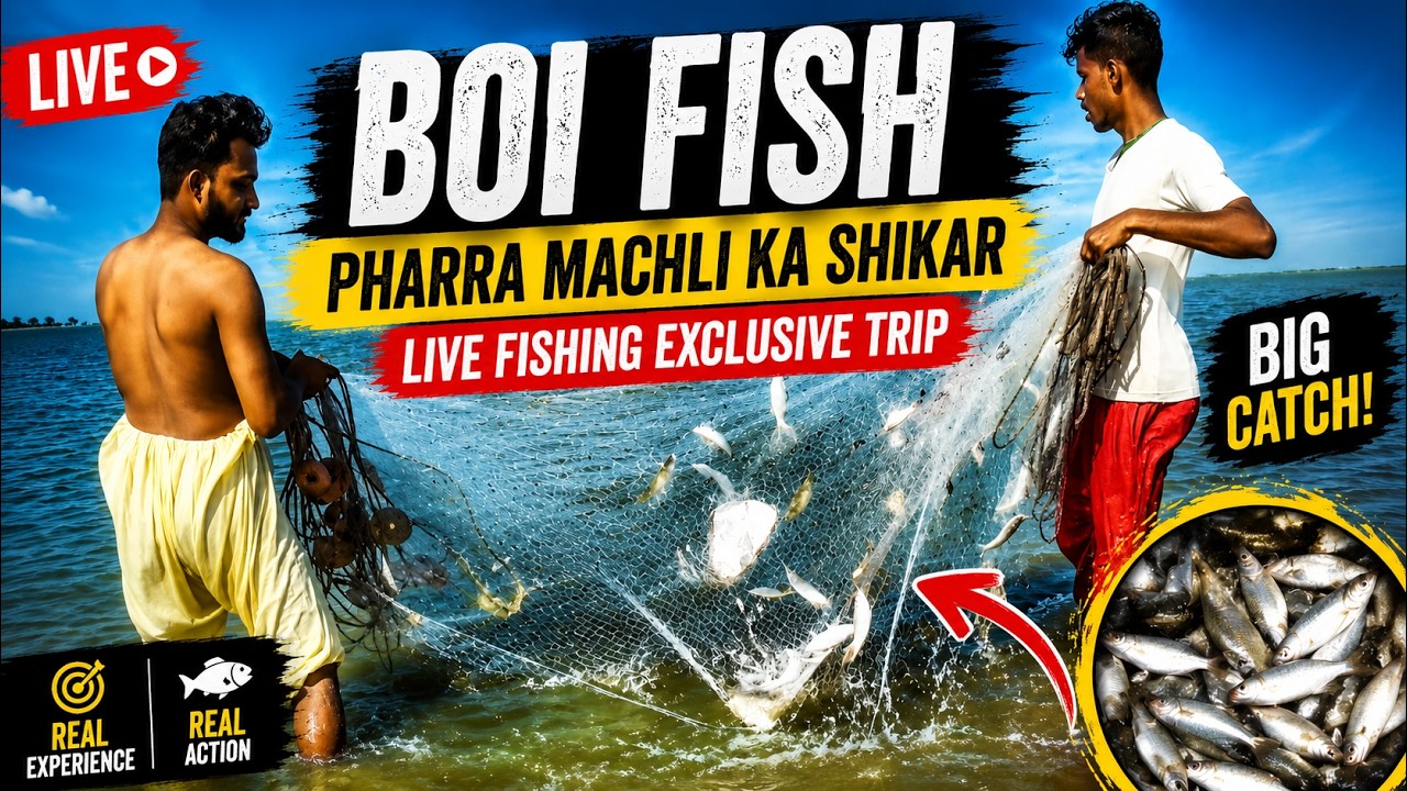 Boi Fish - Pharra Machli Ka Shikar - Live Fishing Exclusive Trip