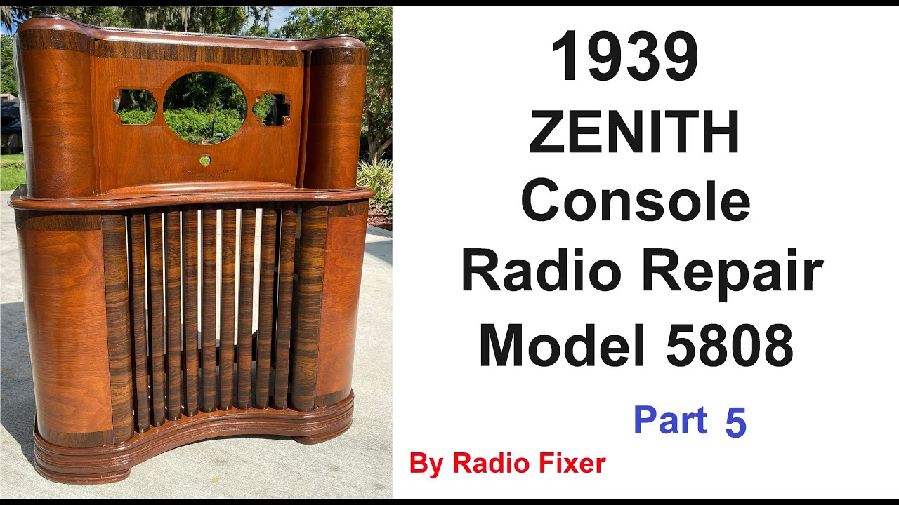 Part 5- How to select Safety Capacitor and Fuse (1939 ZENITH Console Radio)