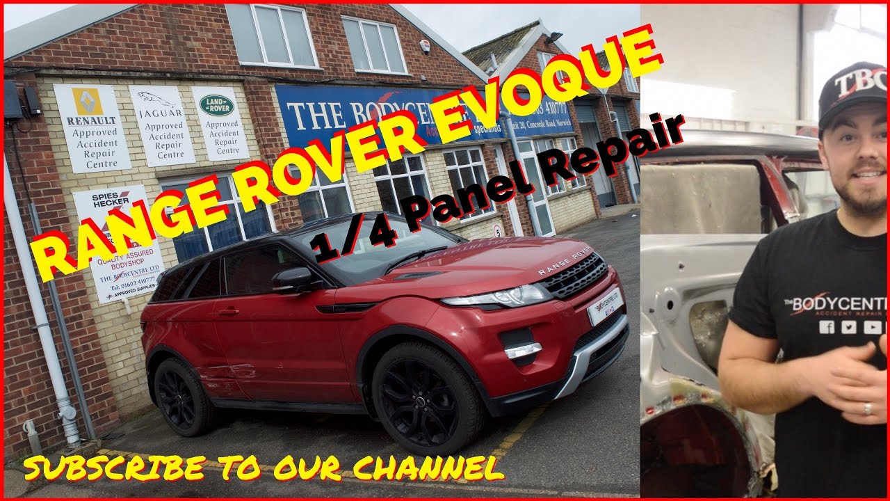 Range Rover Evoque 1/4 Panel Repair The Bodycentre Ltd Norwich