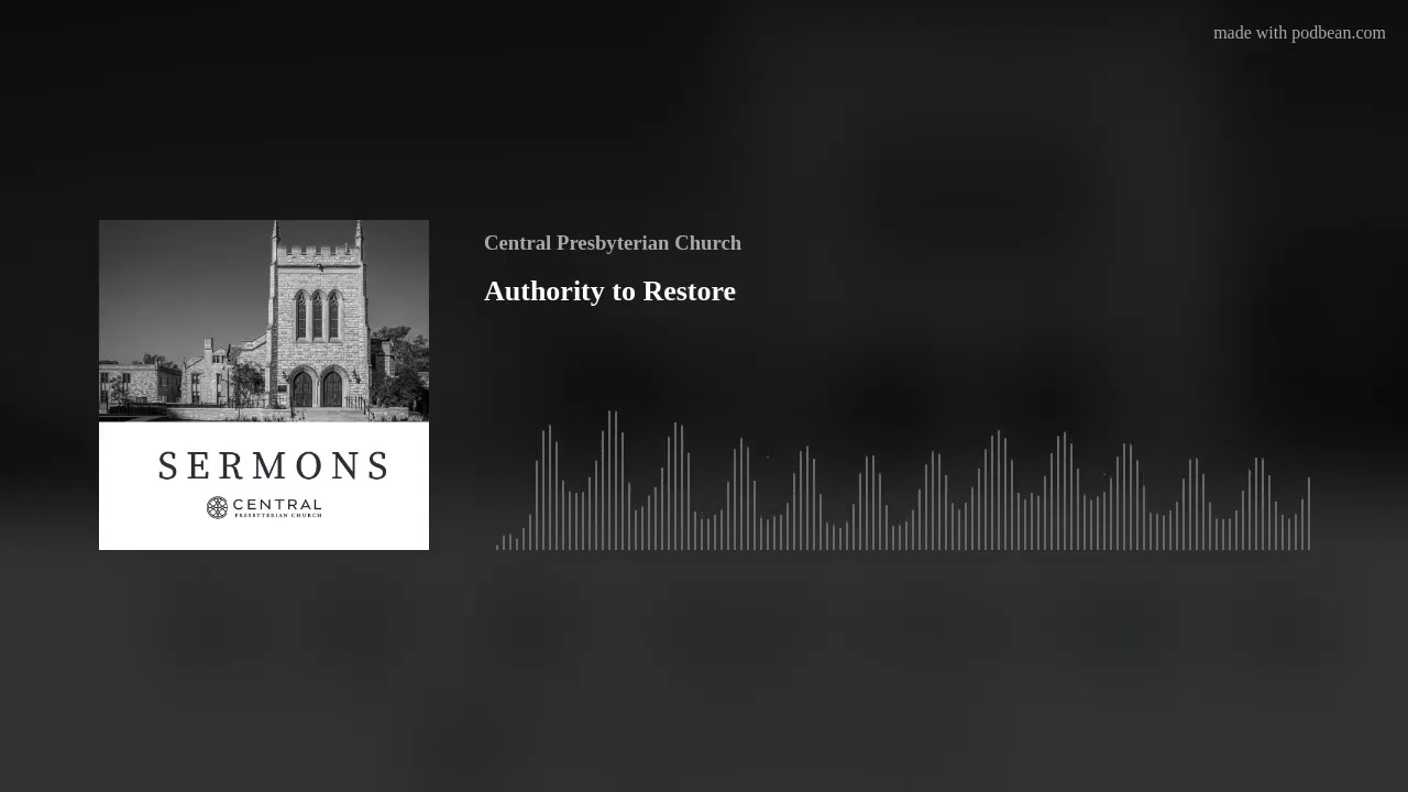 Authority to Restore