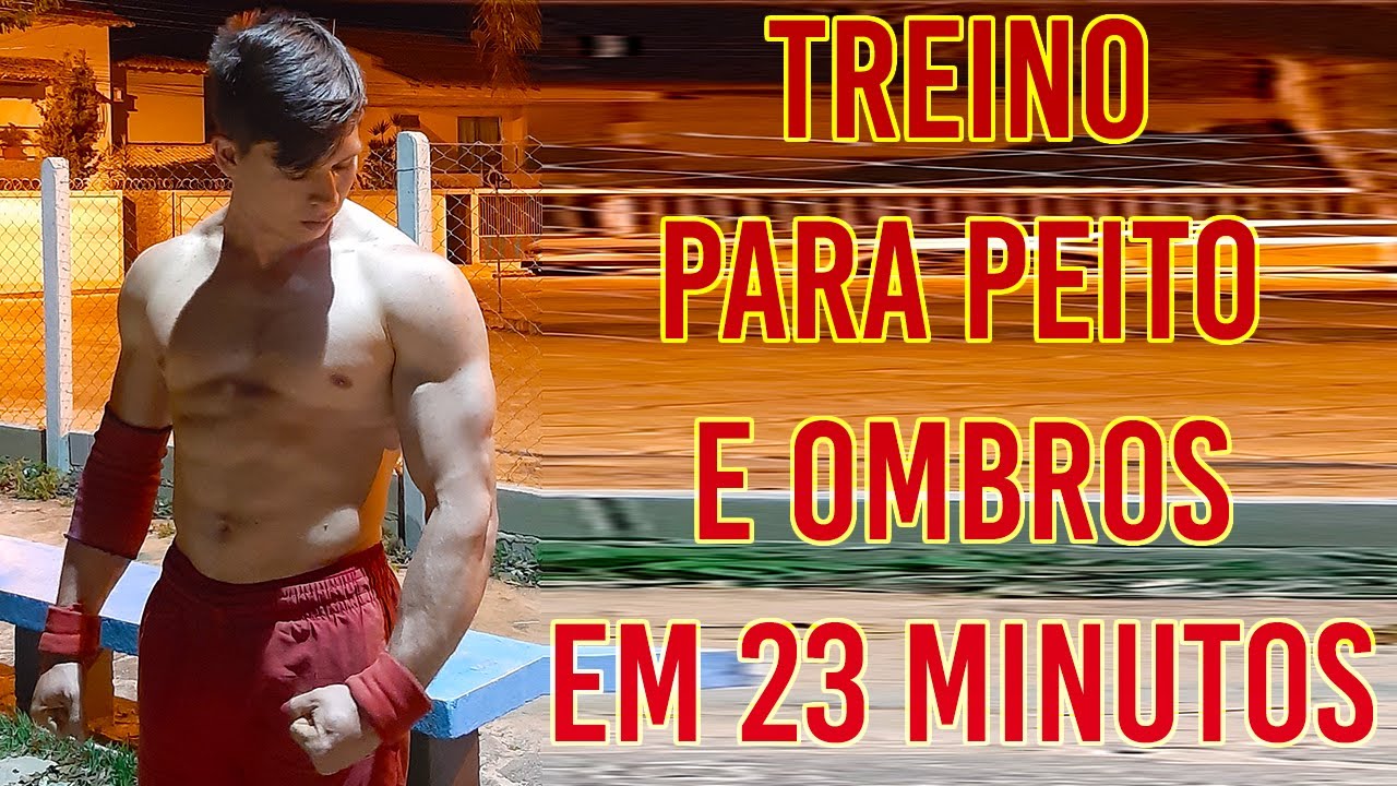 Treino para PEITO & OMBROS em Casa | Faça Junto | 23MIN.