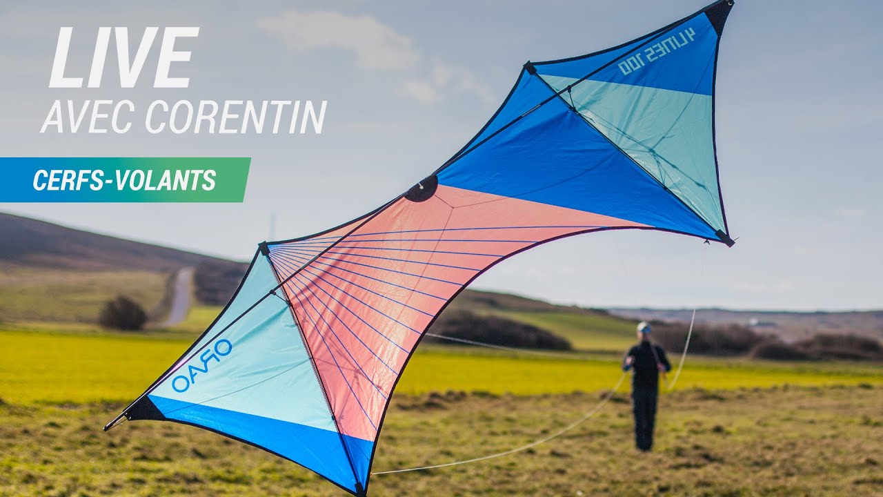 LIVE// REPLAY - Orao - Notre gamme de cerfs volants et de Powerkites expliqués par Corentin