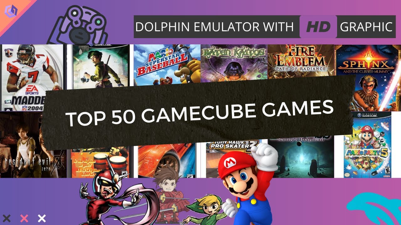 Top 50 Gamecube Games For Dolphin Emulator - HD Resolution