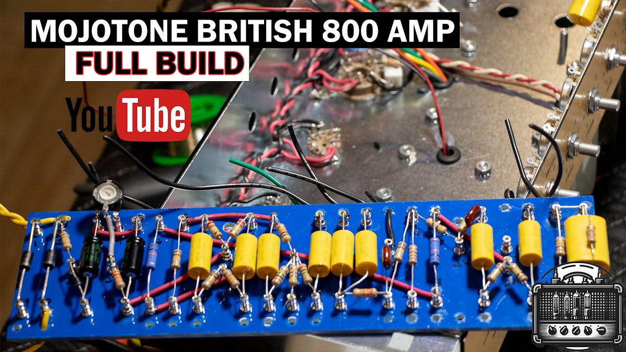 Building a British Style 50w Amp from Mojotone: A Journey from Parts to Power and Tone!
