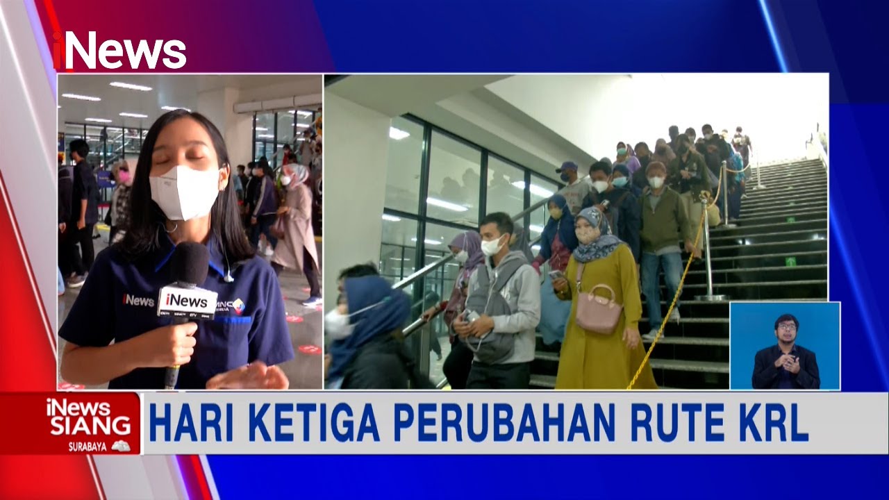 Rute KRL Berubah, Stasiun Transit Manggarai Padat #iNewsSiang 30/05