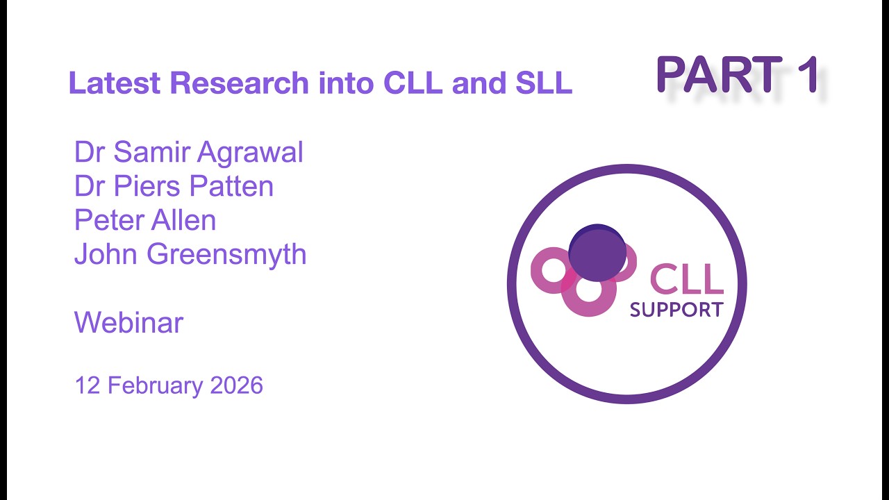 Latest research into CLL SLL webinar part1