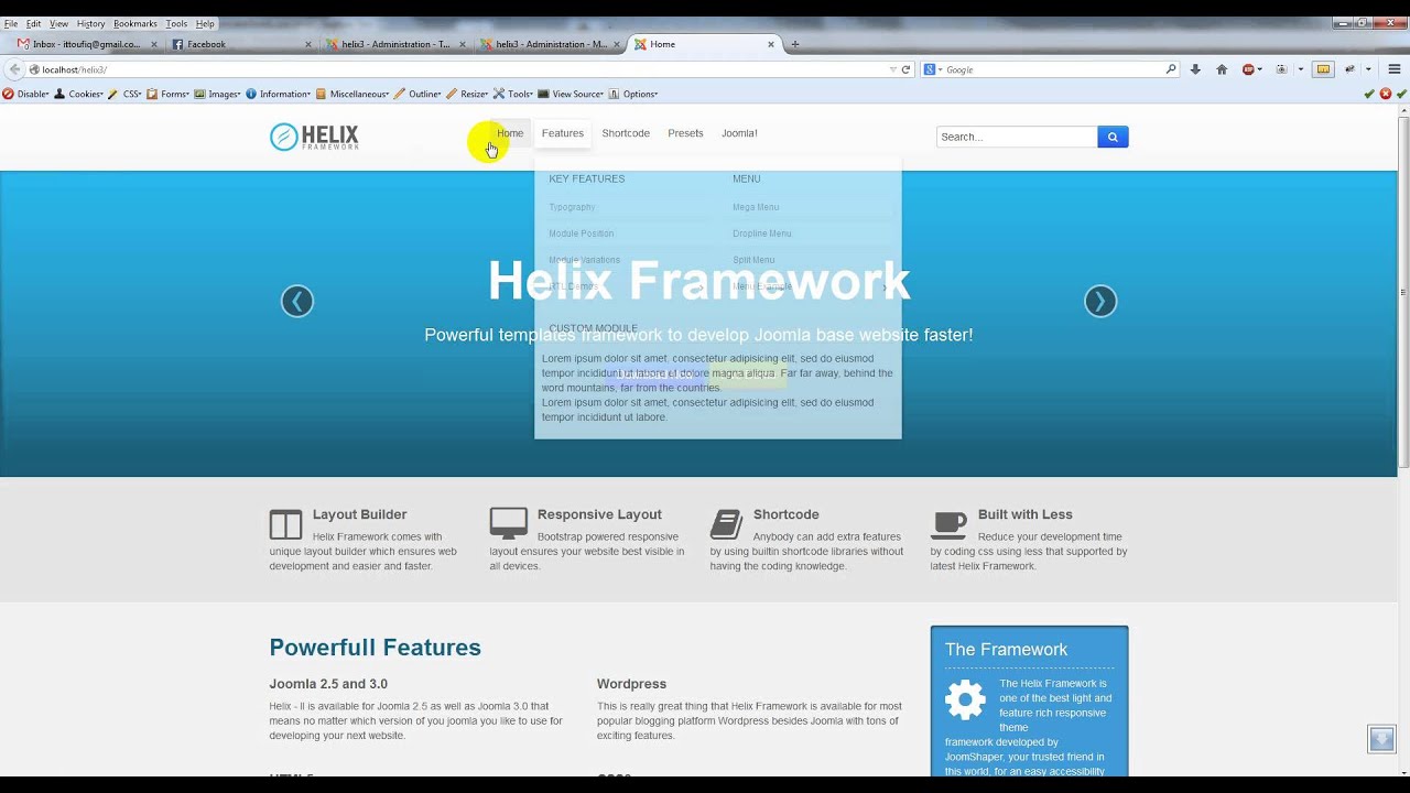 JoomShaper Helix Framework
