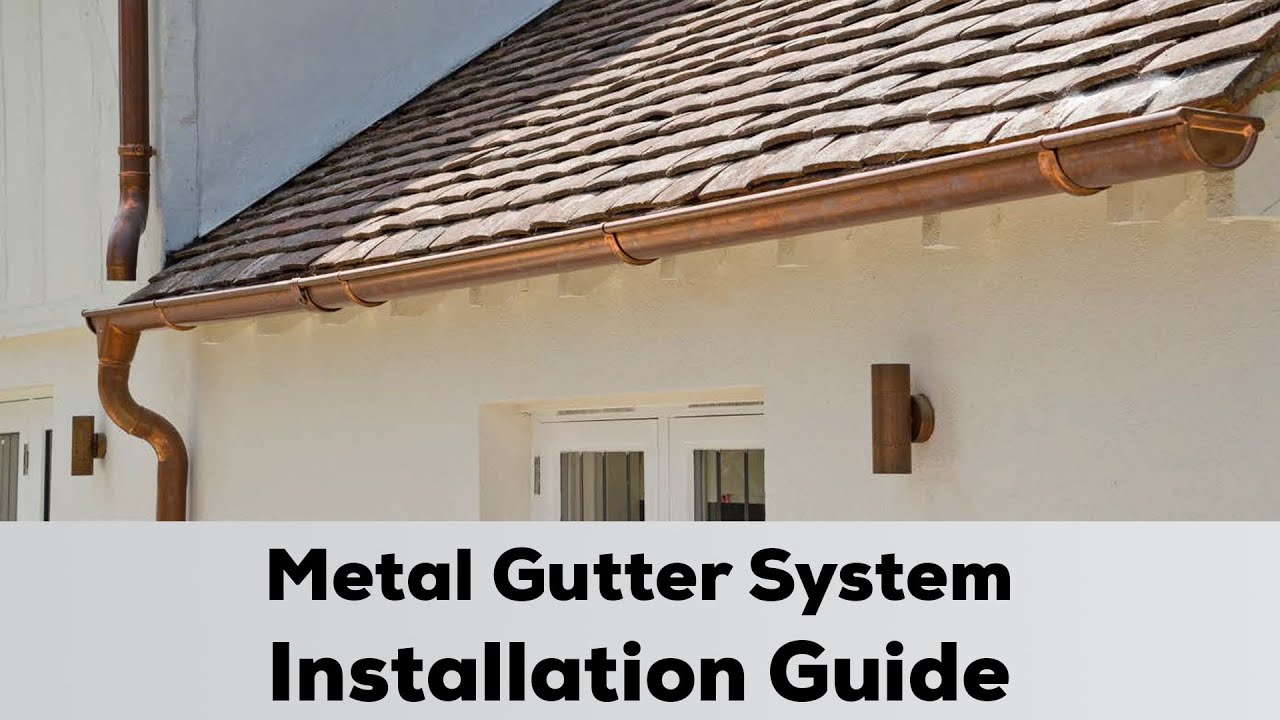 Zambelli Metal Gutter System Installation Guide
