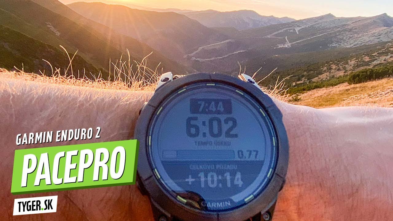 PacePRO funkcia, ktor&aacute; ti zmen&iacute; tempo tr&eacute;ningu a pretekov | Garmin Enduro 2