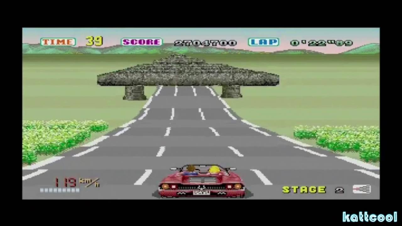 Retro Gaming Outrun On Sega Dreamcast