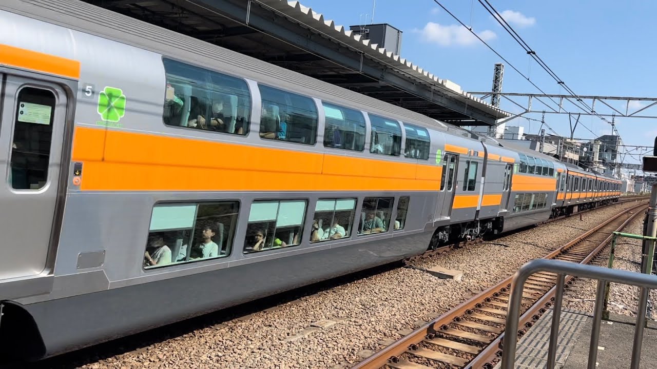 【時代が動いた！】中央快速線グリーン車運用　E233系12両編成　西荻窪高速通過！