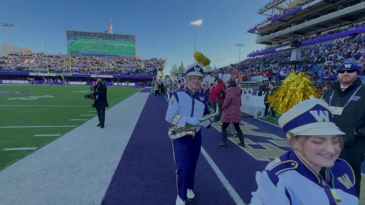 Husky Marching Band, Cougar Marching Band Pre-Game Apple Cup 2023