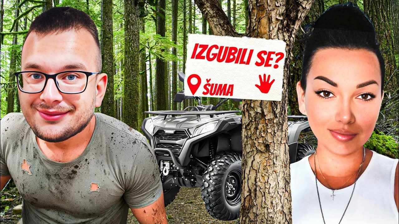 OTIŠLI SMO SA KVADOM NA VRH PLANINE i ZALUTALI U BLATNJAVOJ ŠUMI! ⛰️🍂 / ATV Vlog #1 