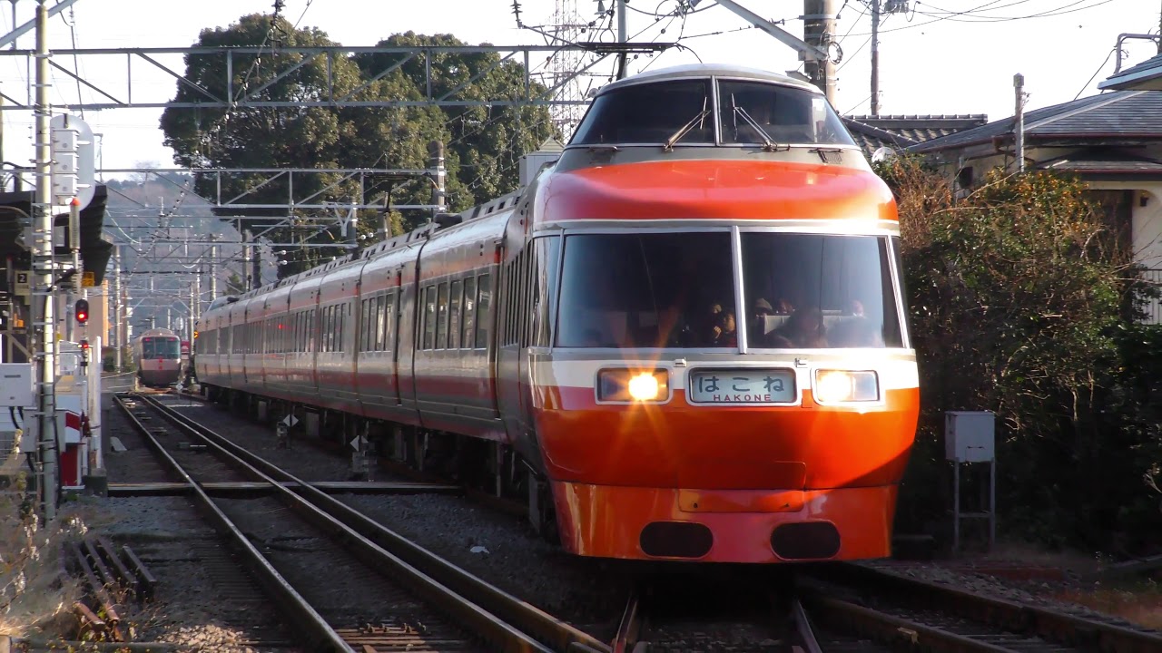 【4K】小田急ロマンスカー7000系　LSE