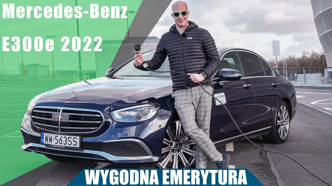 Mercedes-Benz E300e Hybrid 320KM 2022. Wygodna Emerytura^^