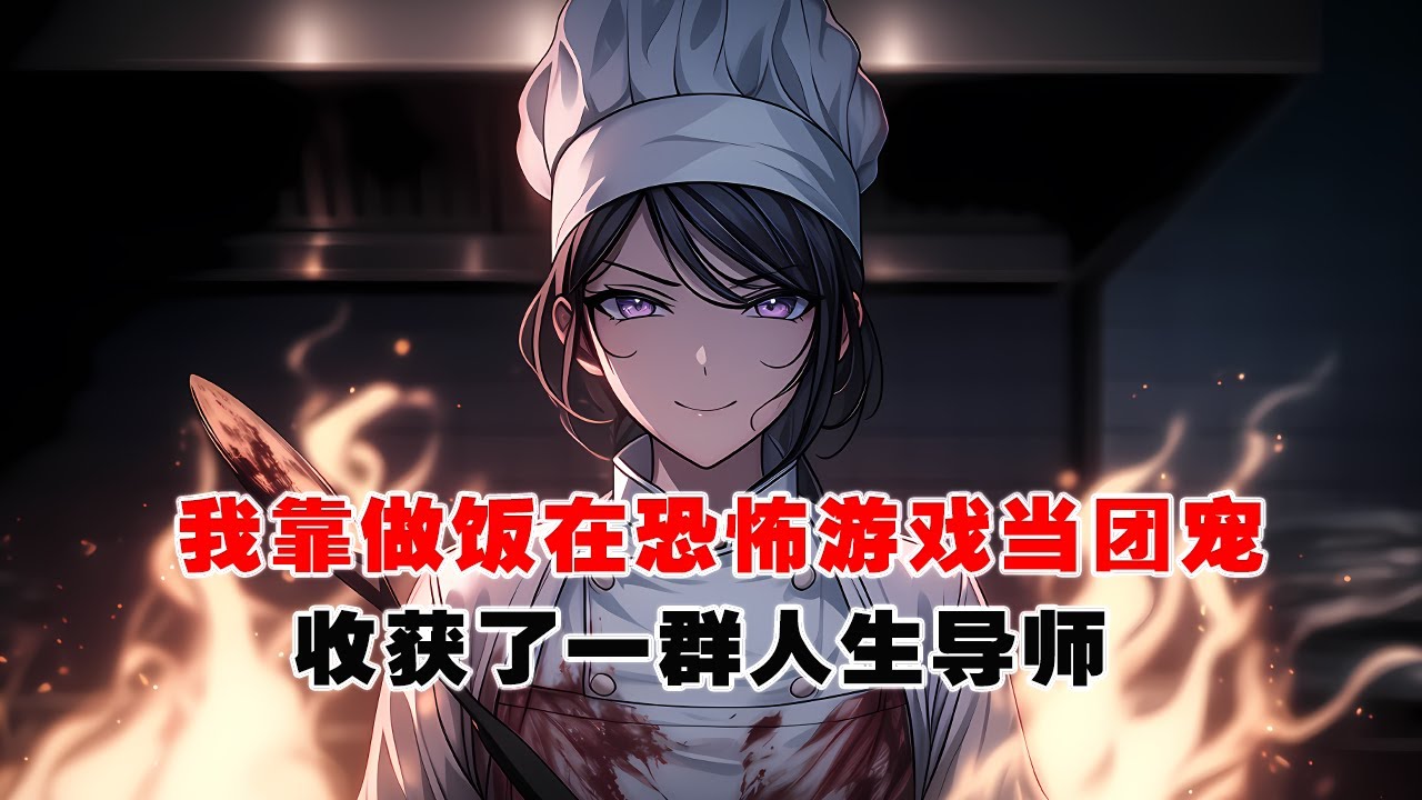 💢《我靠做飯在恐怖遊戲當團寵》：我靠做飯在恐怖遊戲成為團寵。紅衣厲鬼教我化妝，水猴子教我遊泳，縫合怪教我打架。這哪裏是厲鬼，分明是人生導師！ #皮皮说漫